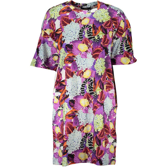 Robe en coton violet Cavalli Class