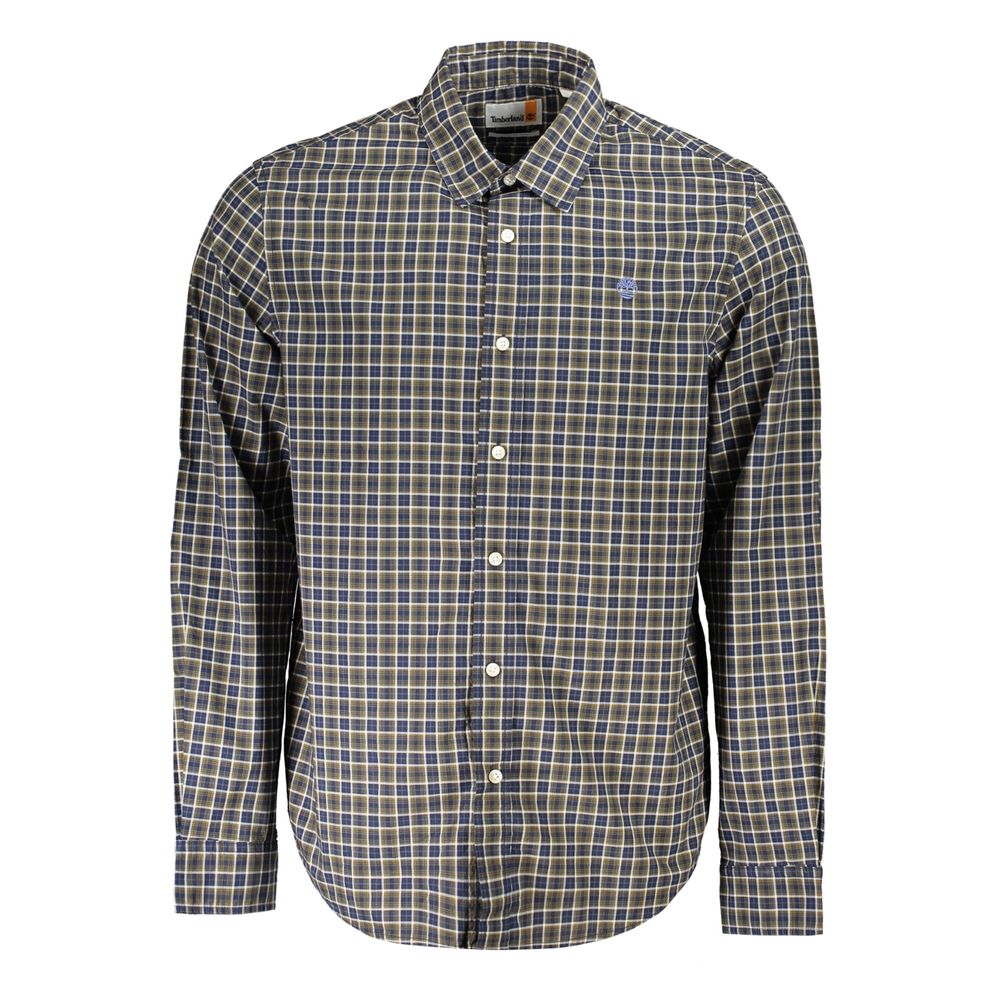 Chemise en coton bleu Timberland