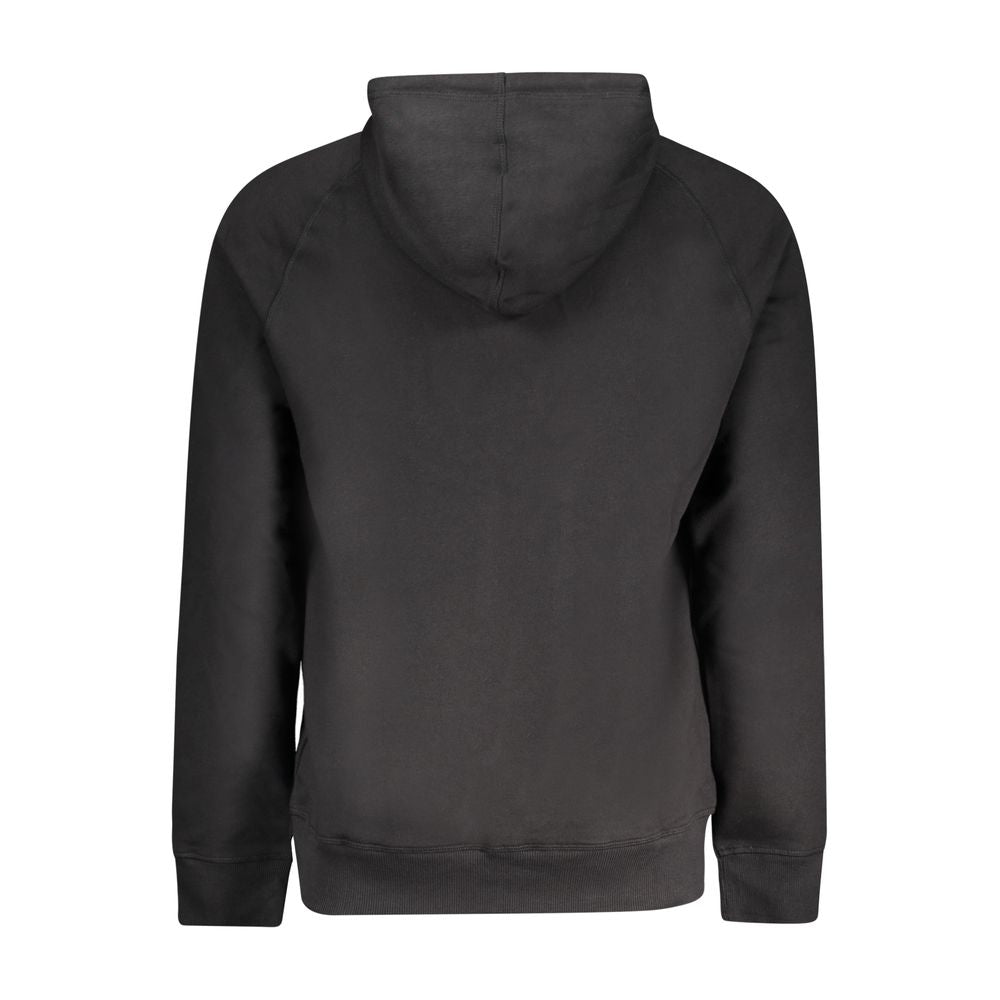 Pull Timberland en coton noir pour homme avec poches centrales et fermeture éclair