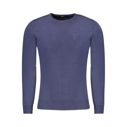 Pull Cavalli Class en viscose bleue pour homme