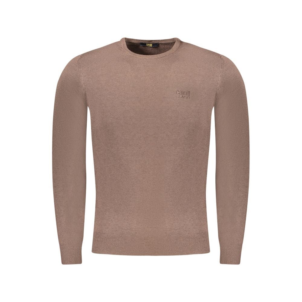 Pull Cavalli Class en viscose marron pour homme