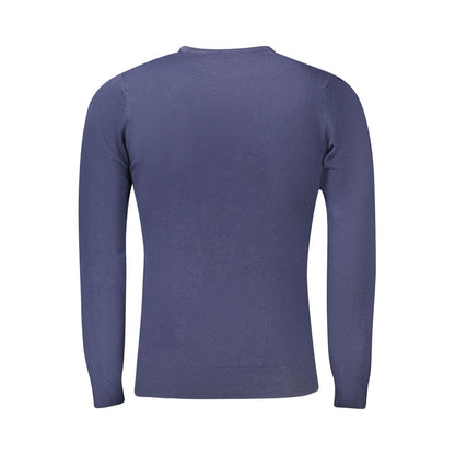 Pull Cavalli Class en viscose bleue pour homme