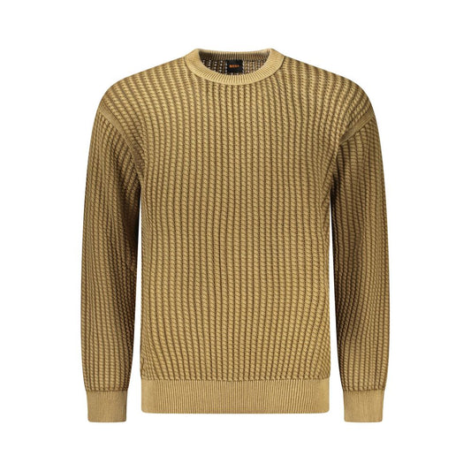Hugo Boss Brauner Baumwollpullover für Herren