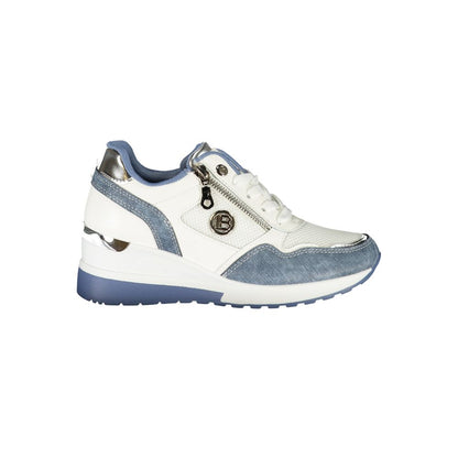 Laura Biagiotti Blaue Synthetik Damen Sneaker