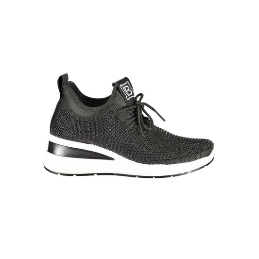Laura Biagiotti Schwarzer Polyester Damen Sneaker