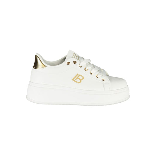 Laura Biagiotti Weiße Synthetik Damen Sneaker