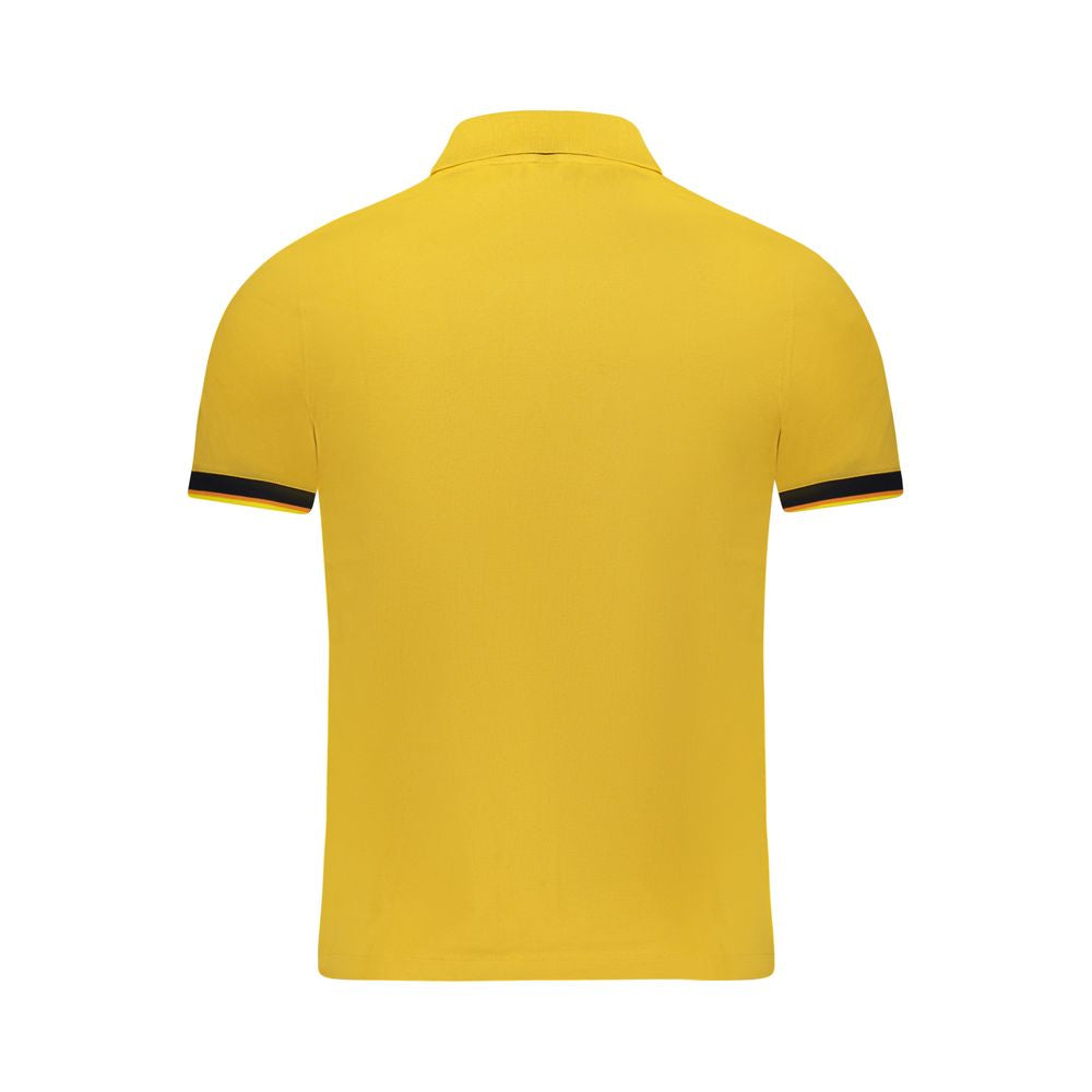 Polo K-WAY en coton jaune pour homme