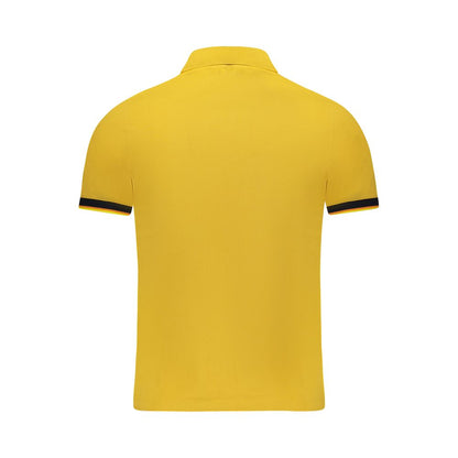 Polo K-WAY en coton jaune pour homme