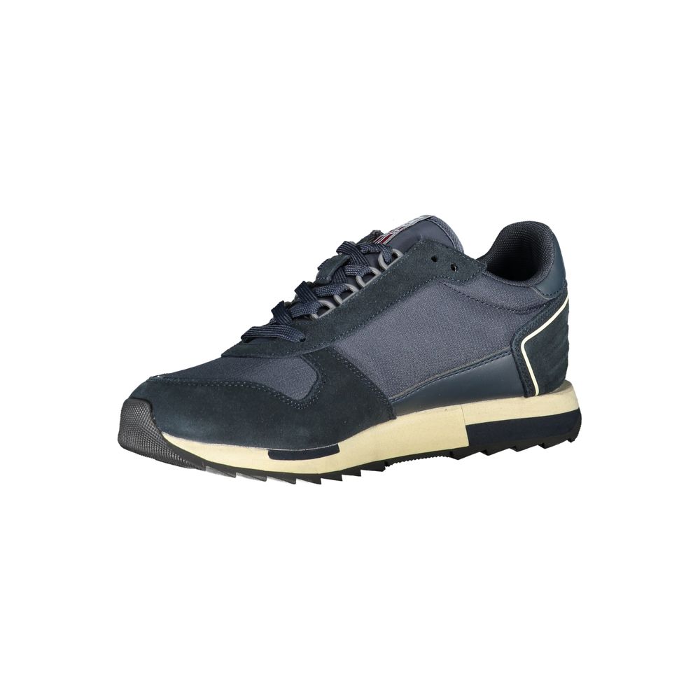 Napapijri Sleek Blue Sportliche Schnürsneaker