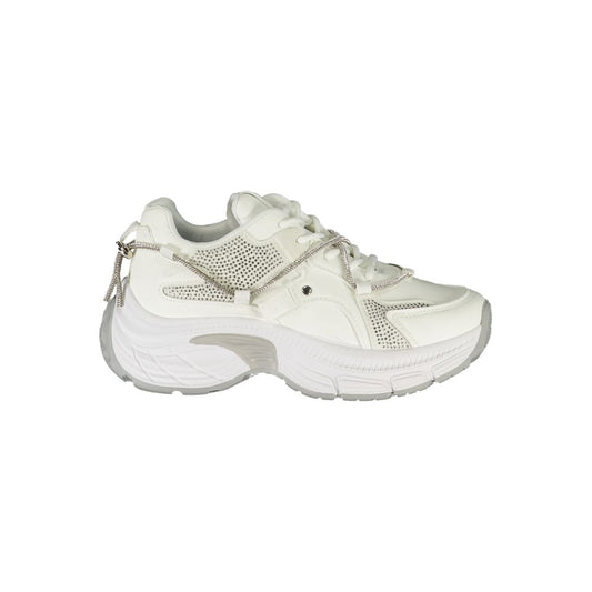 Laura Biagiotti Weiße Polyester Damen Sneaker