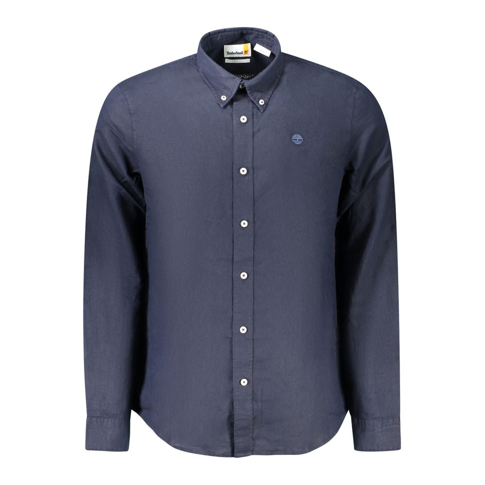 Chemise en coton bleu Timberland
