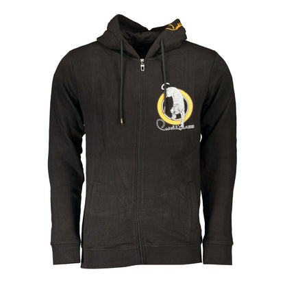 Pull Cavalli Class en coton noir pour homme