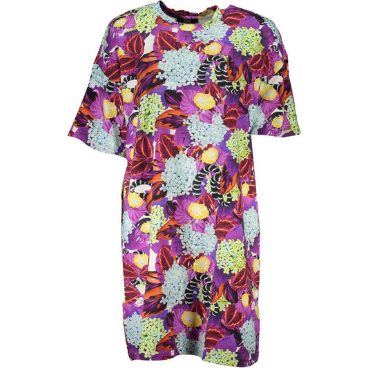 Robe en coton violet Cavalli Class
