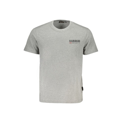 Napapijri Brown Cotton Men T-Shirt