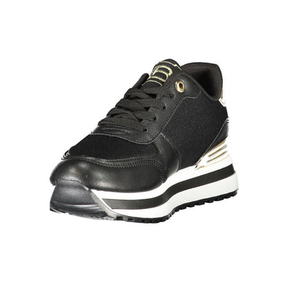 Baskets noires en polyester pour femme Laura Biagiotti