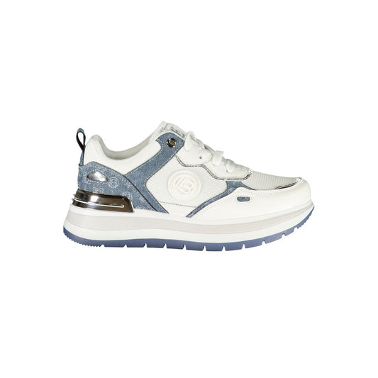 Laura Biagiotti Weiße Polyester Damen Sneaker