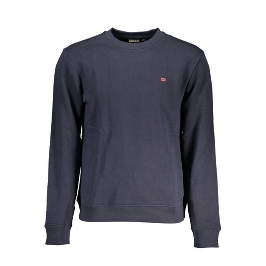 Pull Napapijri bleu en coton pour homme