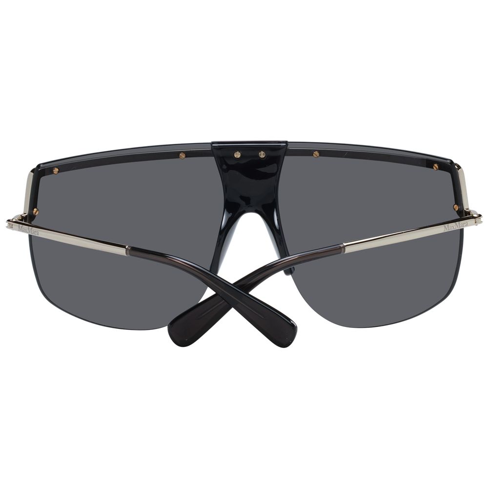 Lunettes de soleil dorées Max Mara pour femmes