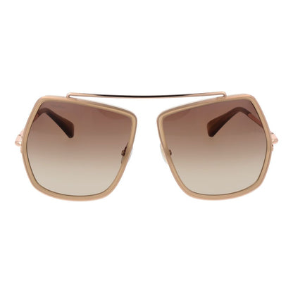 Lunettes de soleil beiges pour femmes Max Mara