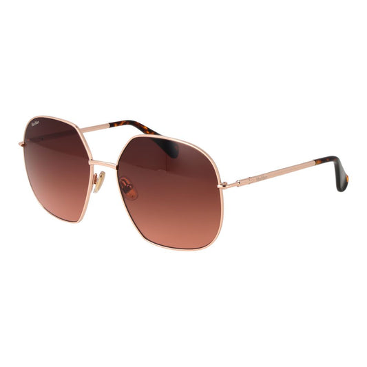 Lunettes de soleil Max Mara pour femme en or rose