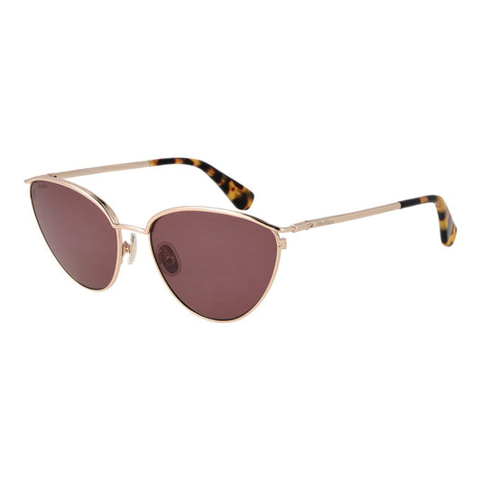 Lunettes de soleil dorées Max Mara pour femmes