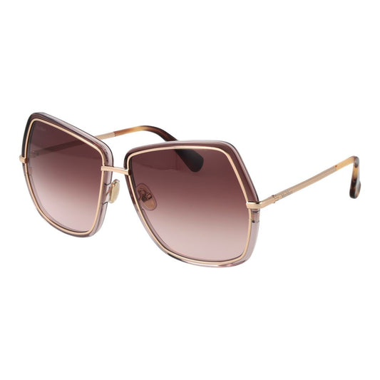 Lunettes de soleil dorées Max Mara pour femmes