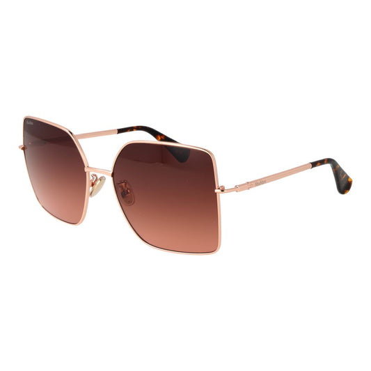 Lunettes de soleil Max Mara pour femme en or rose