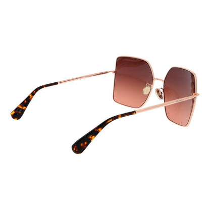 Lunettes de soleil Max Mara pour femme en or rose