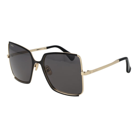 Lunettes de soleil noires pour femmes Max Mara