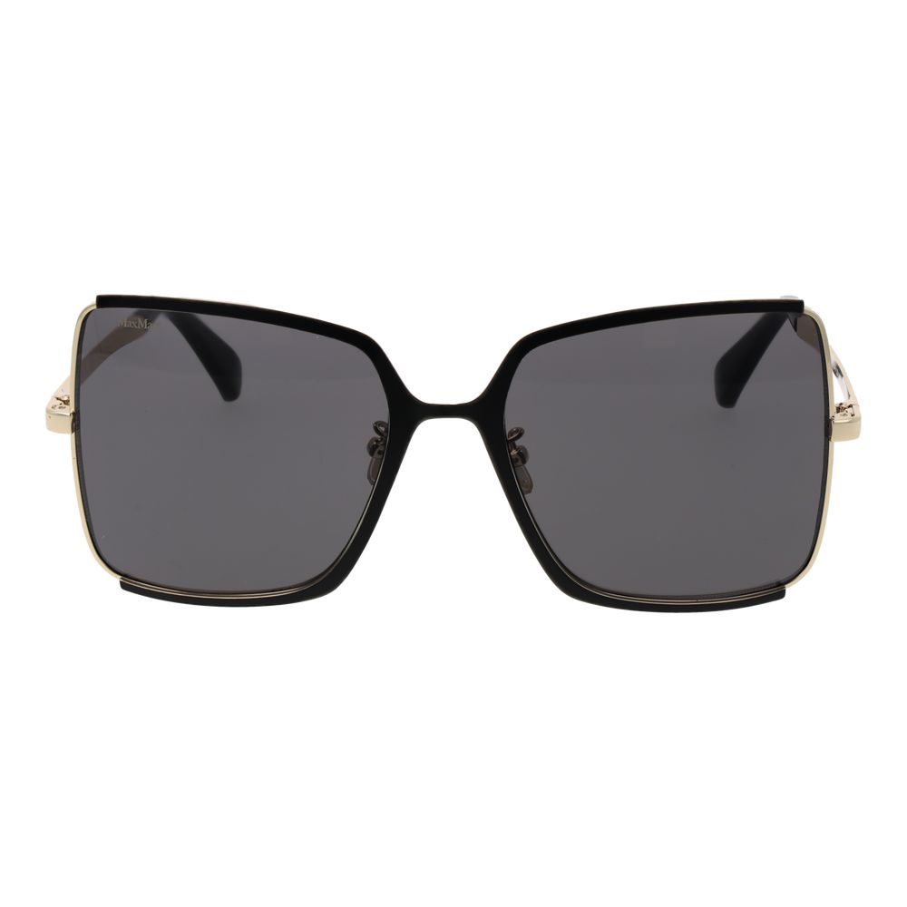 Lunettes de soleil noires pour femmes Max Mara