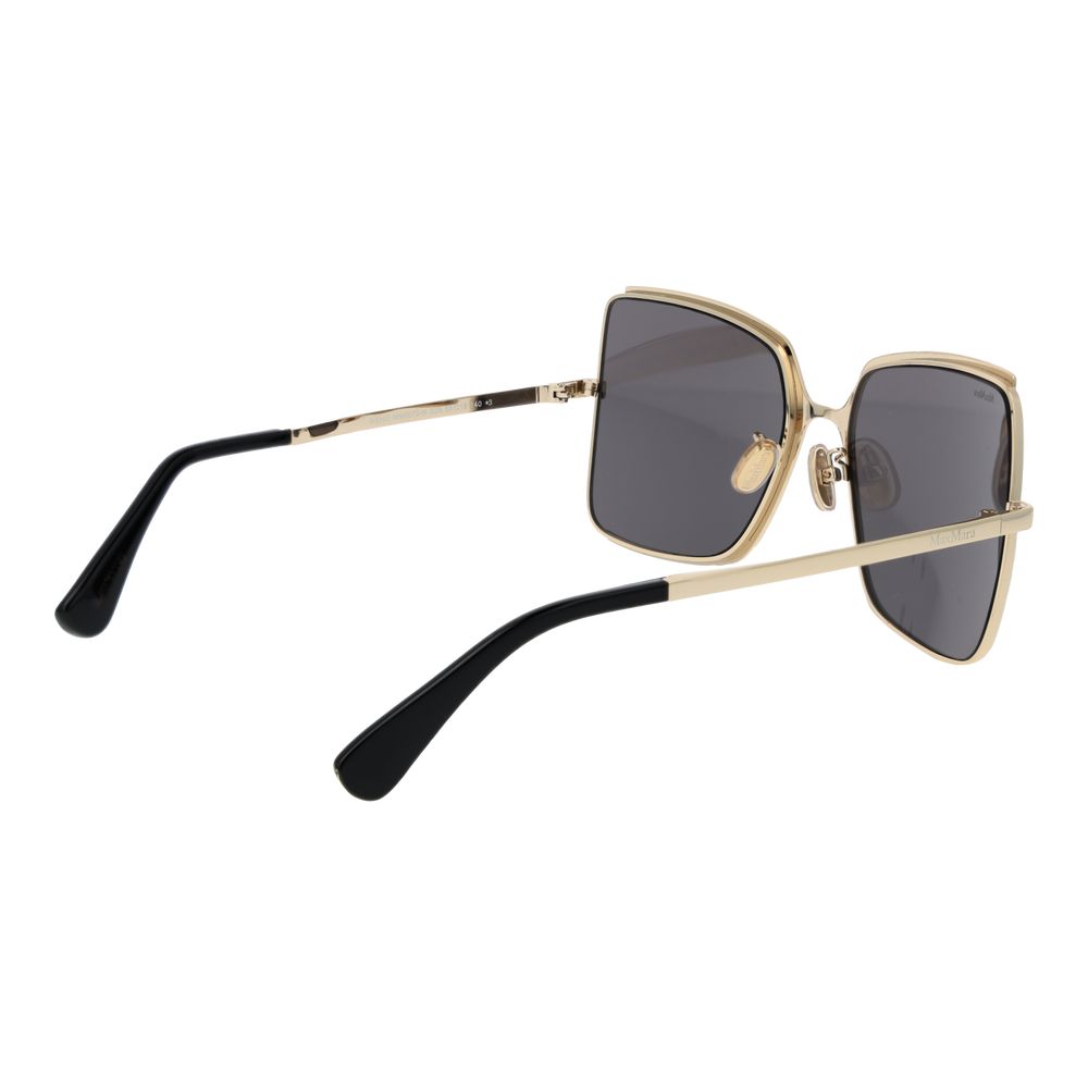 Lunettes de soleil noires pour femmes Max Mara