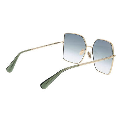 Lunettes de soleil dorées Max Mara pour femmes