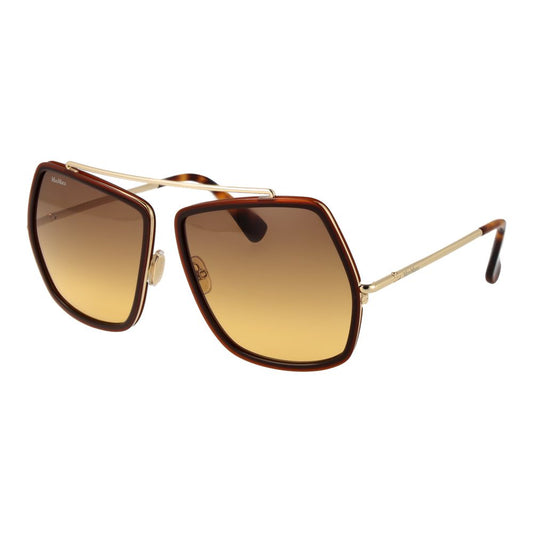 Lunettes de soleil marron Max Mara pour femme