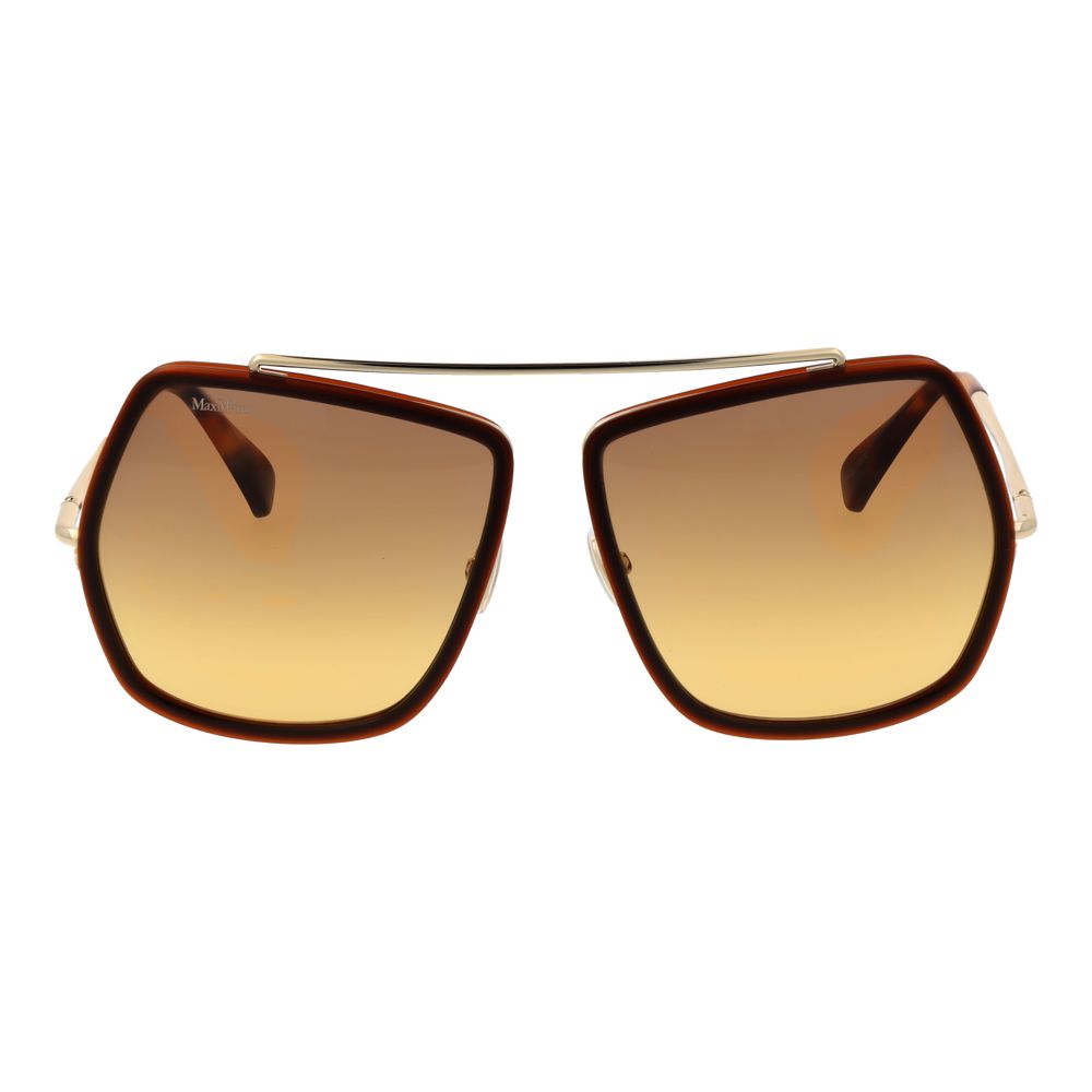 Lunettes de soleil marron Max Mara pour femme