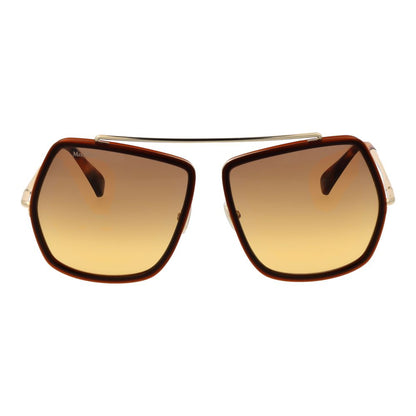 Lunettes de soleil marron Max Mara pour femme