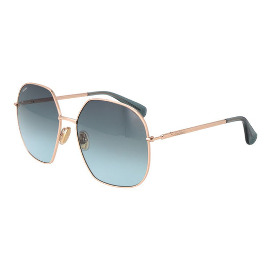 Lunettes de soleil Max Mara pour femme en or rose