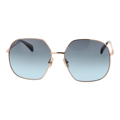 Lunettes de soleil Max Mara pour femme en or rose