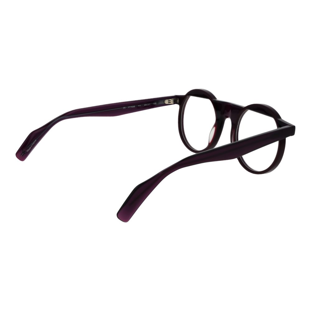 Yohji Yamamoto Lila Unisex Optische Rahmen