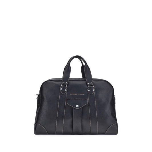 Brunello Cucinelli Reisetasche aus Leder