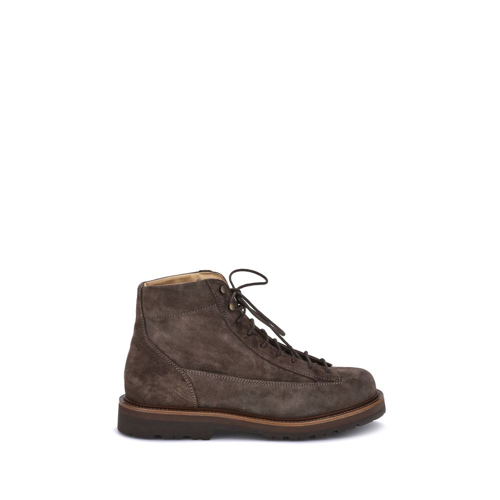 Bottes en daim à hauteur de la cheville