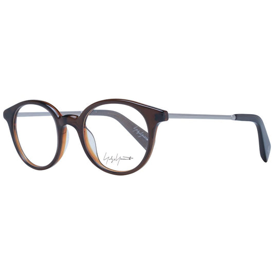 Yohji Yamamoto Braune optische Unisex-Rahmen
