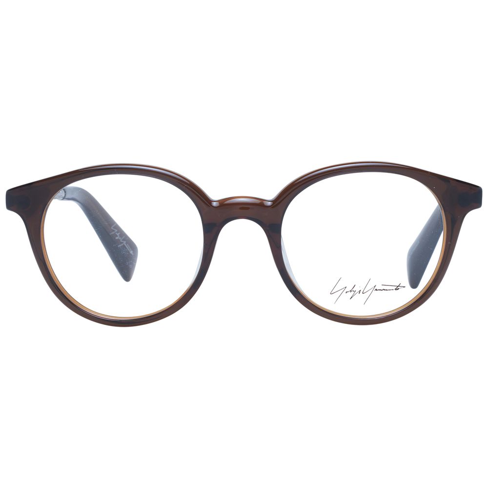 Yohji Yamamoto Braune optische Unisex-Rahmen