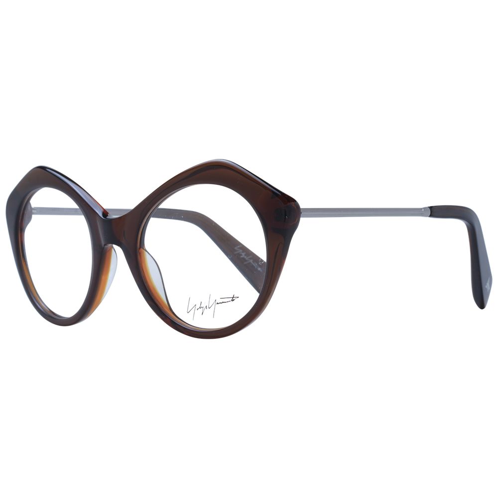 Yohji Yamamoto Braune optische Unisex-Rahmen