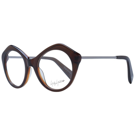 Yohji Yamamoto Braune optische Unisex-Rahmen
