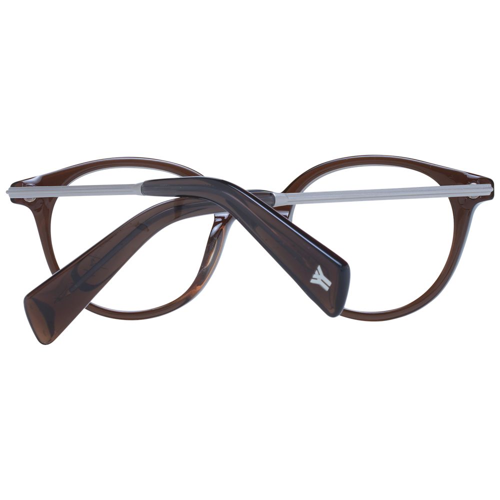 Yohji Yamamoto Braune optische Unisex-Rahmen