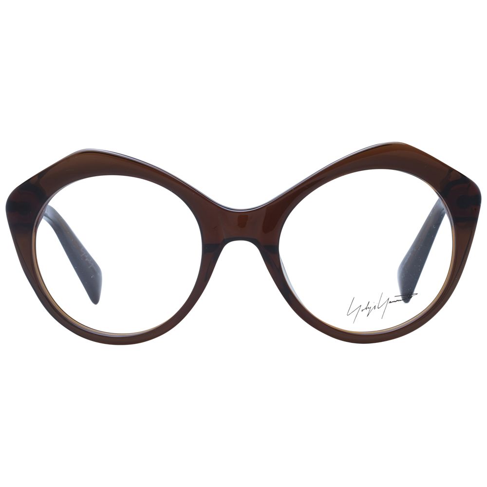 Yohji Yamamoto Braune optische Unisex-Rahmen