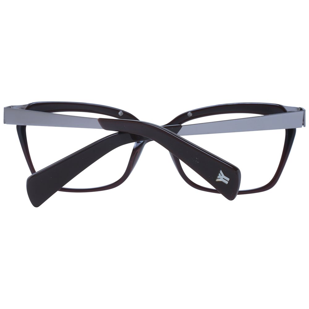 Yohji Yamamoto Braune optische Unisex-Rahmen