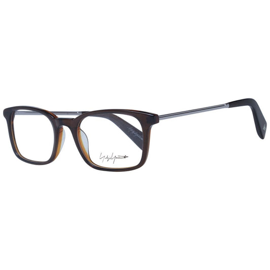Yohji Yamamoto Braune optische Unisex-Rahmen