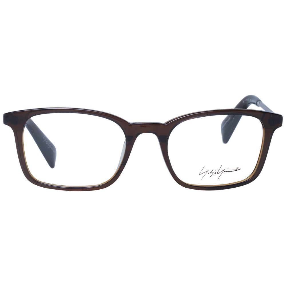 Yohji Yamamoto Braune optische Unisex-Rahmen