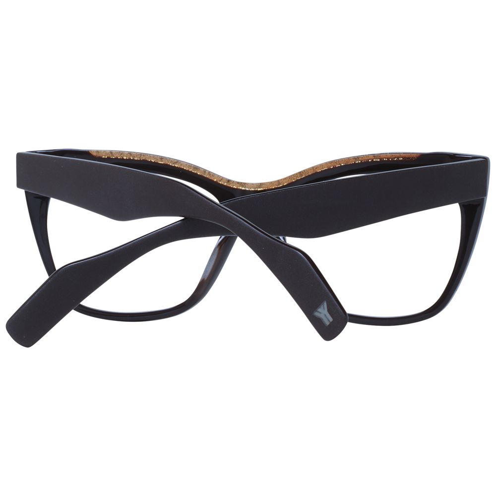 Yohji Yamamoto Braune optische Unisex-Rahmen